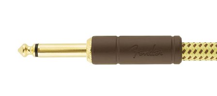 Fender Deluxe Series instrument cable, 5ft (ca 150 cm), tweed