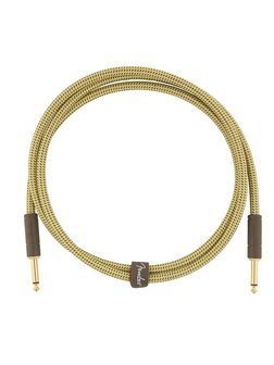 Fender Deluxe Series instrument cable, 5ft (ca 150 cm), tweed