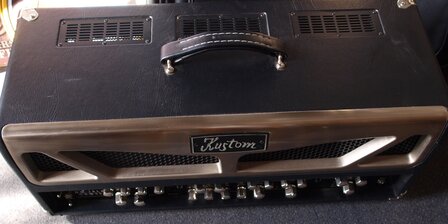 Kustom 100W All Tube Head DOUBLE CROSS, showmodel