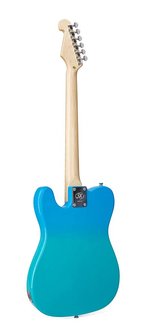 SX Modern Series TE style electric guitar with gigbag, Blue Glow