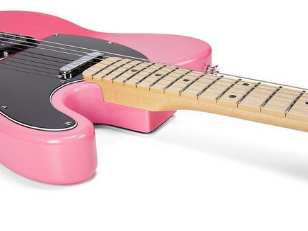 SX Modern Series TE style electric guitar with gigbag, Pink Twilight