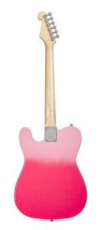 SX Modern Series TE style electric guitar with gigbag, Pink Twilight