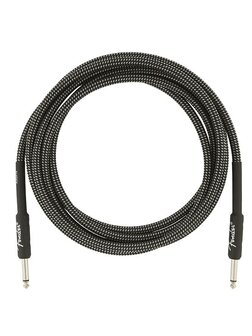 Fender Professional Tweed instrument cable, 3 meter grey tweed