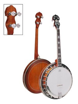 Richwood Tenorbanjo RBJ-804SS, met armrest