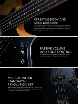 Sire Basses V3-Passive Series Marcus Miller 5-string passive bass guitar satin black