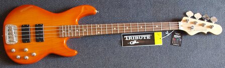 G&amp;L Tribute M2000 Honeyburst RW, nu met stevige G&amp;L gigbag