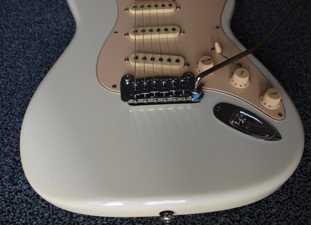 G&amp;L Legacy USA White MP met stevige Tolex Case en certificaat van echtheid