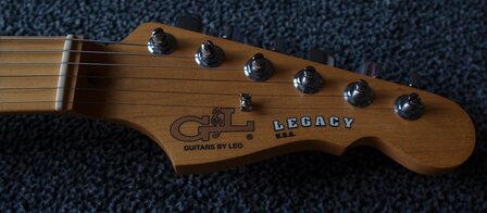 G&amp;L Legacy USA White MP met stevige Tolex Case en certificaat van echtheid