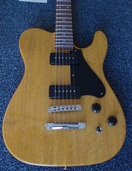 G&amp;L USA Korina Asat Junior II P90 met Tolex case, 1 van 100