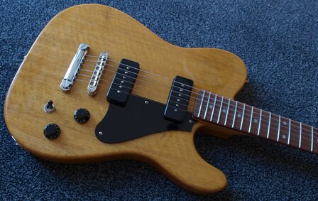 G&amp;L USA Korina Asat Junior II P90 met Tolex case, 1 van 100