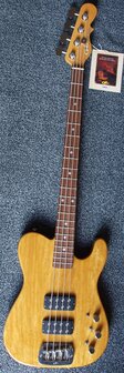 G&amp;L USA limited Korina Asat Bass, Aged Natural Gloss with luxury Tolex case