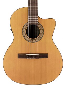 Salvador Cortez Iberia Series Luna stage guitar Fishman Clasica II