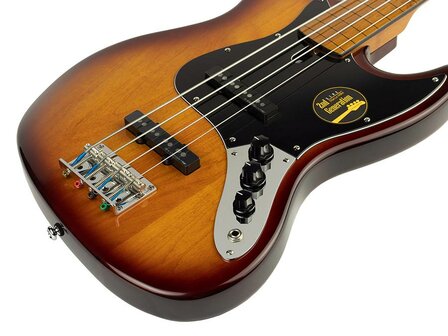 Sire Marcus Miller V5 fretless alder 4-string passive bass guitar Tobacco Sunburst, reserveren