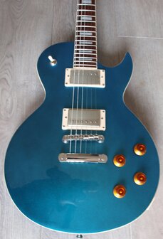 Cort E-Gitaar, CR200, Flip Blue Les Paulmodel