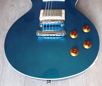 Cort E-Gitaar, CR200, Flip Blue Les Paulmodel