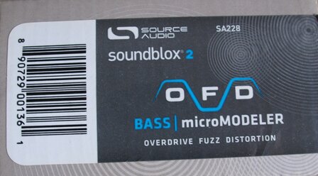 Source Audio SA228 Soundblox 2 OFD Bass micromodeler effectpedaal