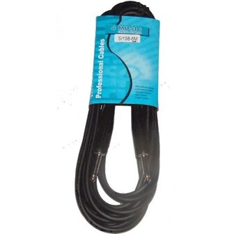 Instrumentkabel 4 Music WM-S198.MT.9, 9 meter met gegoten pluggen