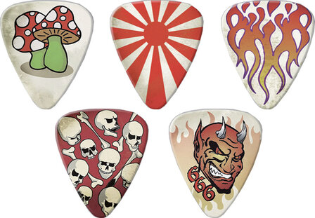 Grover Allman Rock chick Picks, pack 3, 5 stuks