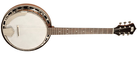 Recording King Banjo Madison RK-G25-BR, 6-snarige gitaarbanjo