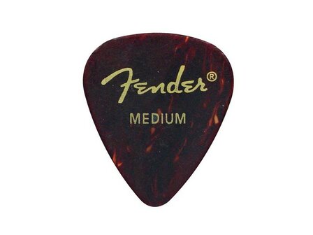 Fender medium pick celluloyd, 6 stuks in 3 kleuren / 6 plectrums