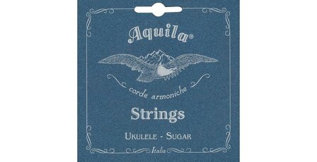 Aquila 156U Sugar Series Bariton Ukulele, lage D-stemming, D-G-B-E (omwonden D en G)