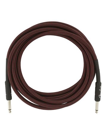 Fender Professional Series instrument cable, 15 ft (ca 450 cm) Red Tweed