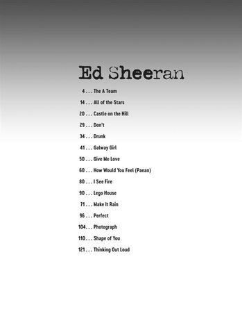 Ed Sheeran Deluxe Guitar Play-Along Volume 9