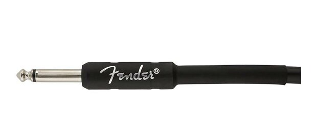 Fender Professional Series instrument cable, 4.5 m black, zwarte gitaarkabel