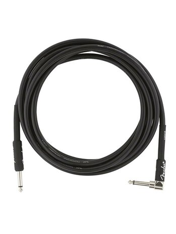 Fender Professional Series instrument cable, 4.5 m black, haaks