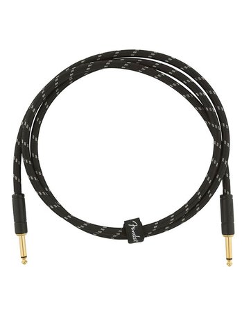 Fender Deluxe Series instrument cable, 1.5 meter black tweed