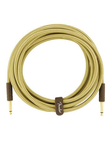 Fender Deluxe Series instrument cable, 15ft (ca 450 cm), tweed