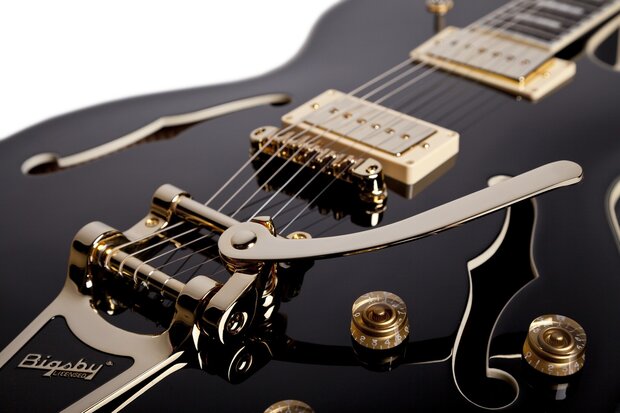 Stromberg Custom Black Aged Monterey with Bigsby Tremolo and case