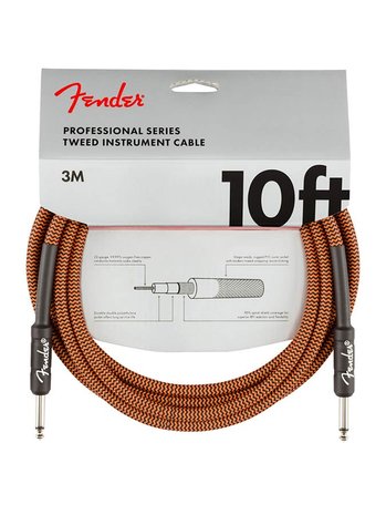 Fender Professional Tweed instrument cable, 10ft, 3 meter