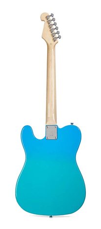 SX Modern Series TE style electric guitar with gigbag, Blue Glow