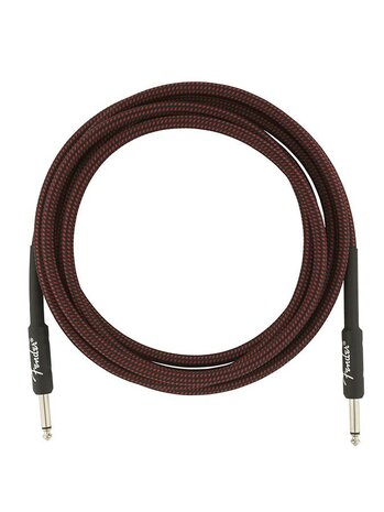 Fender Professional Tweed instrument cable, 3 meter red tweed