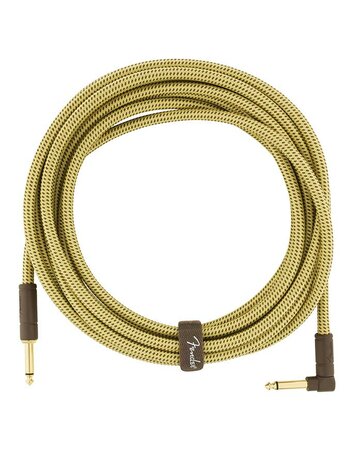 Fender DeLuxe Series 5,5 meter instrumentkabel, yellow tweed