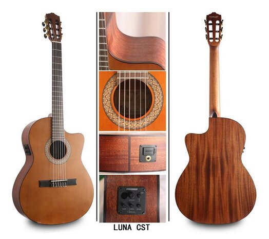 Salvador Cortez Iberia Series Luna stage guitar Fishman Clasica II