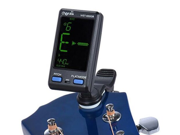 Cherub guitar and bass clip tuner