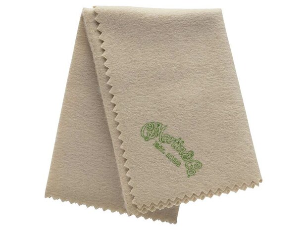 Martin SPA polishing cloth with logo