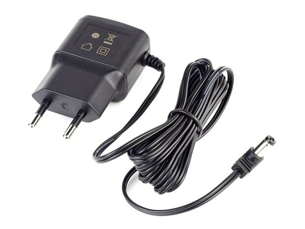 9V Voeding adapter, voeding, 9 Volt 500mA, tip positief, ook voor Hayman digitale drumstellen