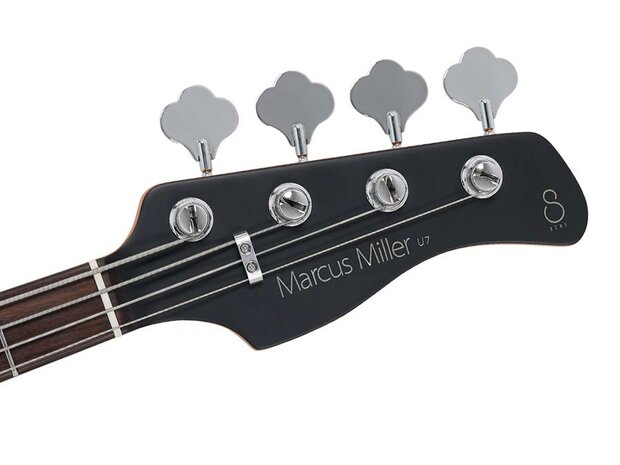 Sire Basses U7 Marcus Miller alder 4-string active bass guitar, satin black