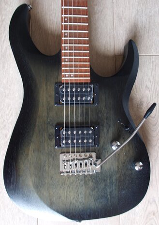 CORT E-Gitaar, X-100, Open Pore Black Burst