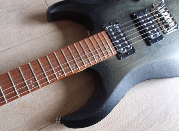 CORT E-Gitaar, X-100, Open Pore Black Burst