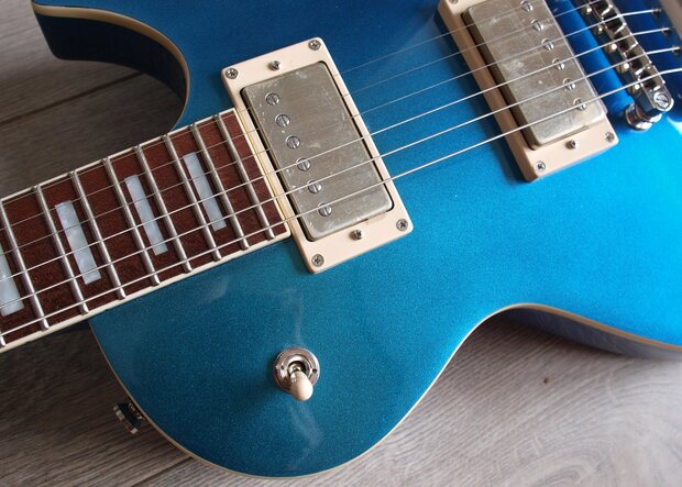 Cort E-Gitaar, CR200, Flip Blue Les Paulmodel