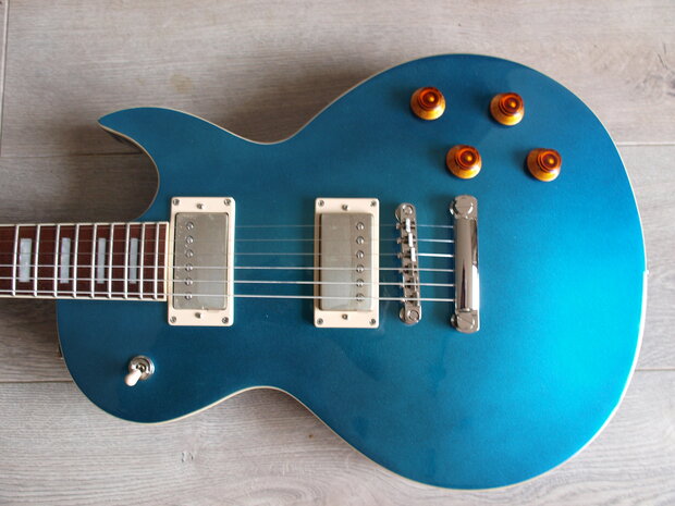 Cort E-Gitaar, CR200, Flip Blue Les Paulmodel