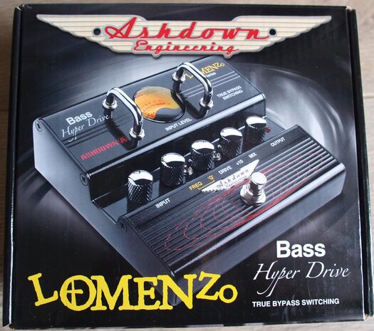 Ashdown Lomenzo hyper drive (distortion) voor basgitaar