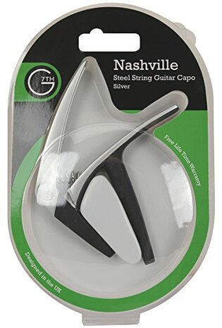 G7th Nashville Steelstring capo voor 6-snarige gitaar, Silver