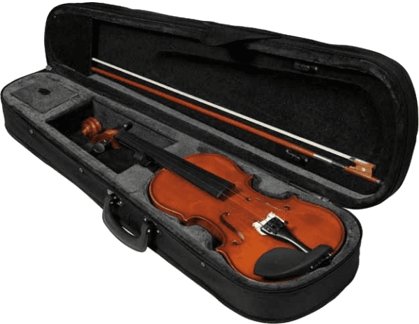 4/4 viool met koffer en volledig massief met ebony toets - online winkel Instruments Online webshop